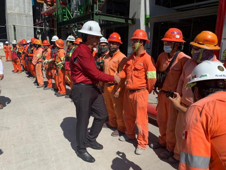 Visita gobernador de Tamaulipas, la Refinería Olmeca
