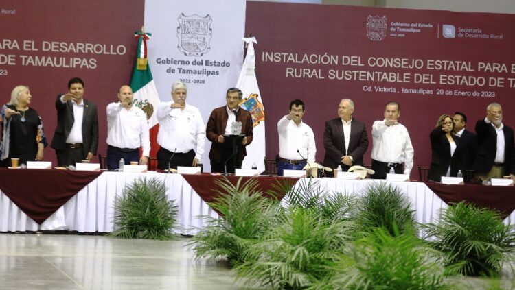 Instalan Consejo Estatal para el Desarrollo Rural Sustentable de Tamaulipas