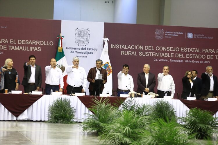 Instalan Consejo Estatal para el Desarrollo Rural Sustentable de Tamaulipas