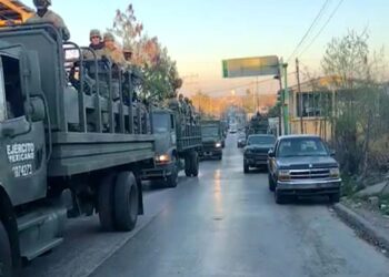 Arriban 600 militares a la frontera norte de Tamaulipas