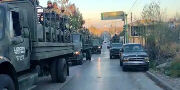 Arriban 600 militares a la frontera norte de Tamaulipas