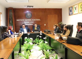 Se reúne Mtro. Roberto Heycher Cardiel con Vocales Ejecutivos y de Capacitación Electoral del INE Tamaulipas