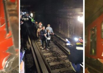 Se registra un fuerte choque entre dos trenes en la Línea 3 del Metro entre La Raza y Potrero: hay un muerto