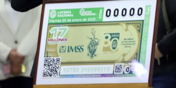 Lotería Nacional conmemora 80 aniversario del IMSS con Sorteo Superior No. 2750