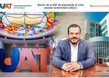 Rector de la UAT da bienvenida al ciclo escolar universitario 2023-1