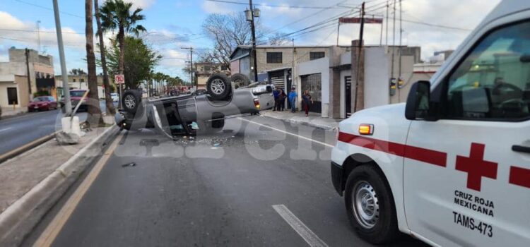 Vuelco en Matamoros deja tres lesionados