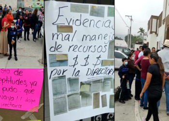Padres de Familia cierran escuela primaria de “Leyes de reforma” en Llera