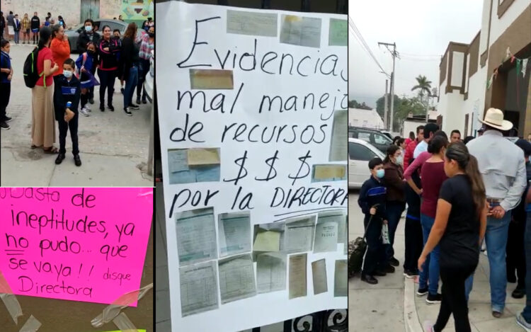 Padres de Familia cierran escuela primaria de “Leyes de reforma” en Llera
