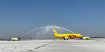 Aterriza primer vuelo de carga en el AIFA