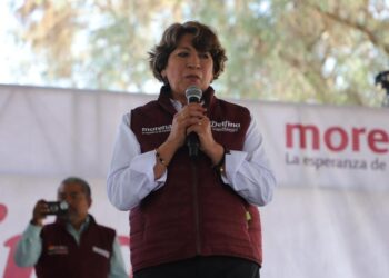 Se suman 200 líderes de PRI, PAN y PRD a la precampaña de Delfina Gómez
