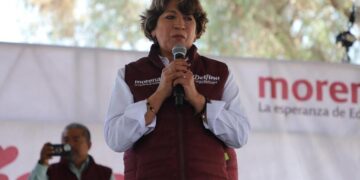 Se suman 200 líderes de PRI, PAN y PRD a la precampaña de Delfina Gómez