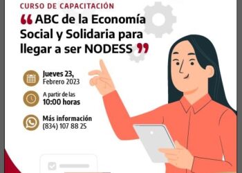 Organizan SDET e INAES curso de la Economía Social y Solidaria para llegar a ser NODESS