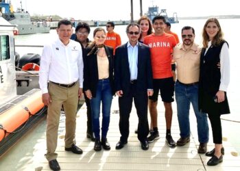 Embajador de Reino Unido en México visita Puerto del Norte en Matamoros       