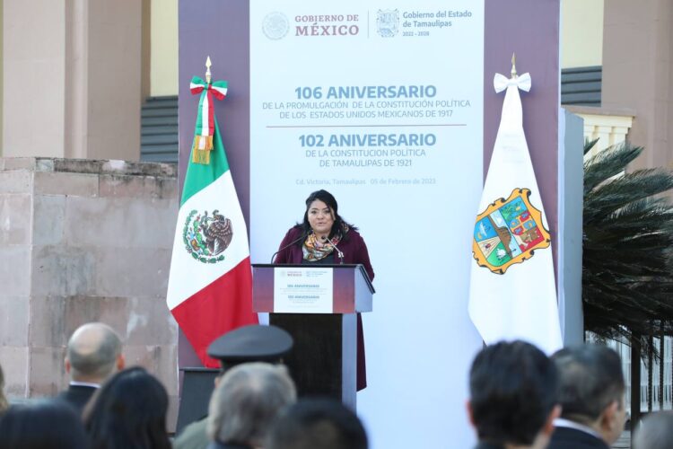 Convoca Diputada Úrsula Salazar a honrar el trabajo y legado de las Constituciones Políticas de México y Tamaulipas