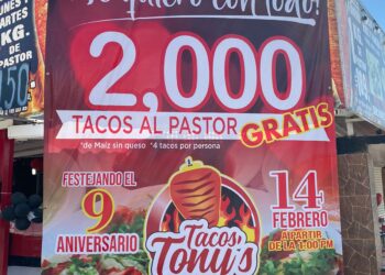 Regalan tacos a solteros