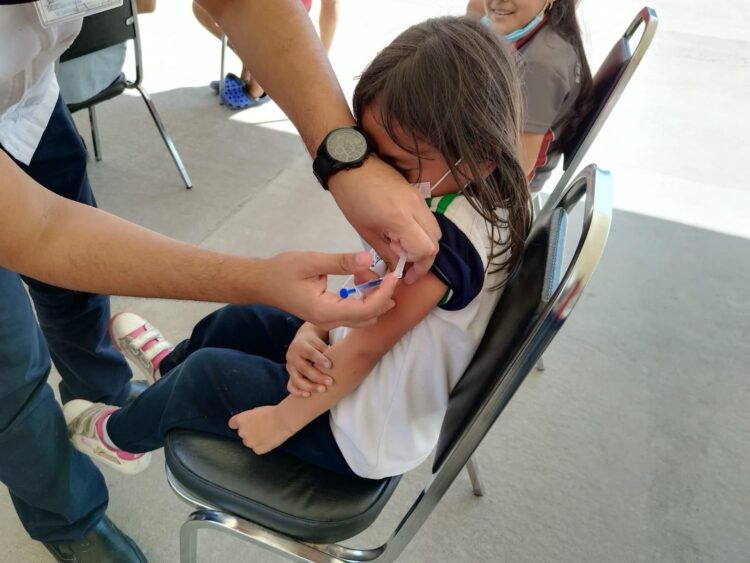 Hay 12 mil vacunas Pfizer pediátricas para Tamaulipas
