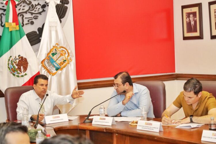 Empresarios colaborarán con Mesa de Seguridad Municipal.