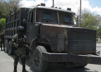 Fiscalia de Tamaulipas destruye 11 vehiculos blindados