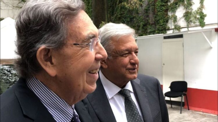 AMLO aplaude que Cuauhtémoc Cárdenas renunciara a Mexicolectivo: “Yo lo estimo mucho”