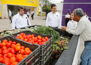 Recibe DIF Tamaulipas donativo de 213 kilogramos de hortalizas.