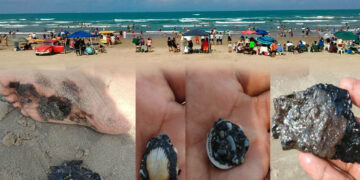 Playas de Tamaulipas están contaminadas por petroleo,Protección Civil ignora el tema.