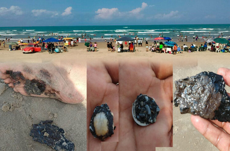 Playas de Tamaulipas están contaminadas por petroleo,Protección Civil ignora el tema.