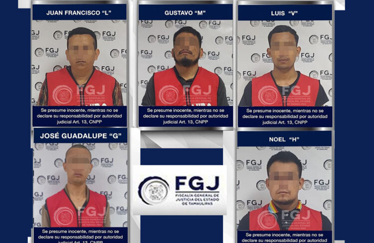 Vinculan a proceso en contra de 5 personas que participaron en secuestro en Matamoros