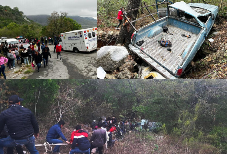 Un muerto y 15 lesionados deja voladura en El Chorrito de Hidalgo, Tamaulipas.