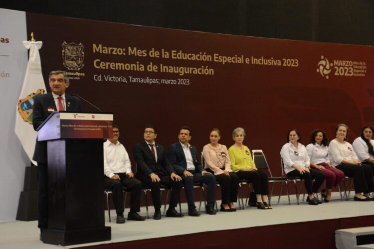 Gobernador de Tamaulipas prioriza educación incluyente; destina 19 mdp adicionales a escuelas especiales