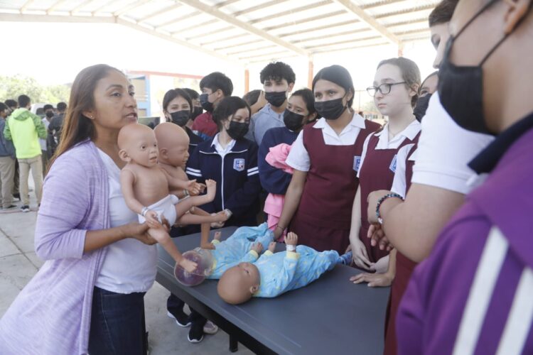Imparte DIF Tamaulipas pláticas de prevención de adicciones y embarazo a más de 6 mil jóvenes.