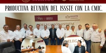 Se reúnen el ISSSTE y la CMIC Victoria