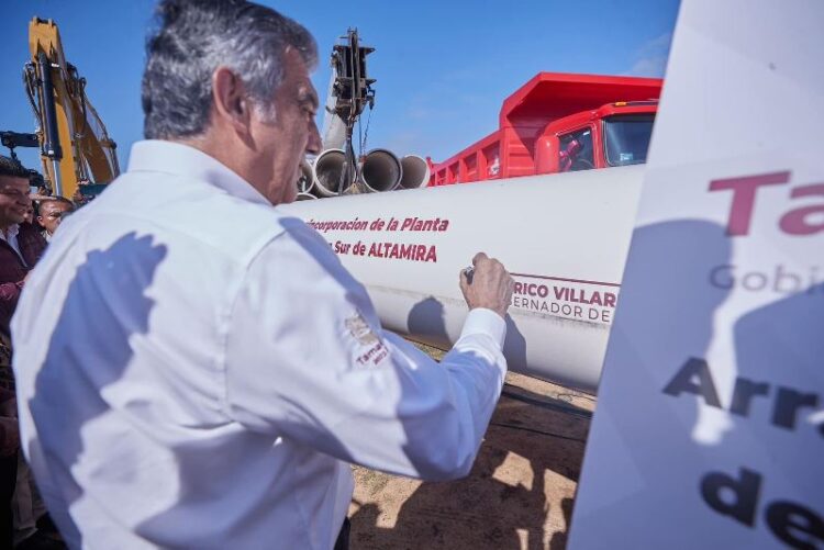 Obras de infraestructura hidráulica prioridad para el bienestar de las y los tamaulipecos