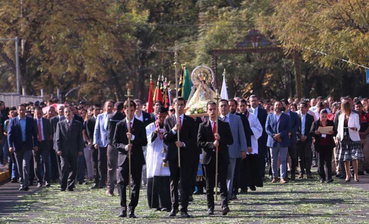 Comunidad de la UAG recibe la vista de la Virgen de Zapopan