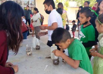 Fomenta UAT huertos ecológicos en escuelas primarias