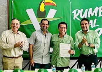 Marco Batarse Ferrel al refuerzo al Partido Verde Ecologista en Tamaulipas.