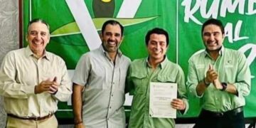 Marco Batarse Ferrel al refuerzo al Partido Verde Ecologista en Tamaulipas.