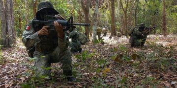 La SEDENA imparte adiestramiento militar para la 48 zona y 15vo Batallón de Infantería