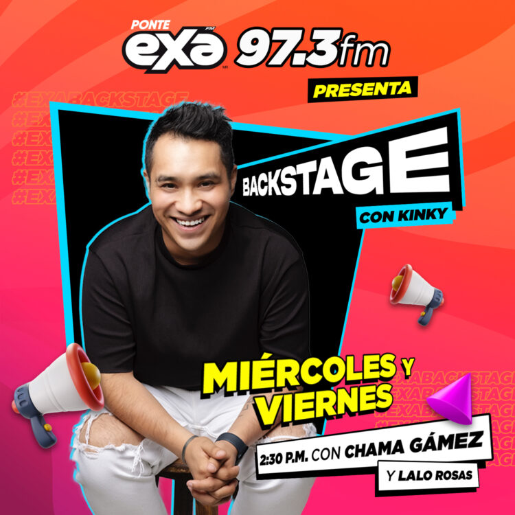 Cristian Arteaga “Kinky” consigue contenidos cortos y divertidos desde el Backstage.
