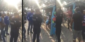 Alcalde de Soto La Marina , Antonio Medina Jasso, mandó a desalojar a los prestadores de servicios que se ubican en la playa la Pesca.