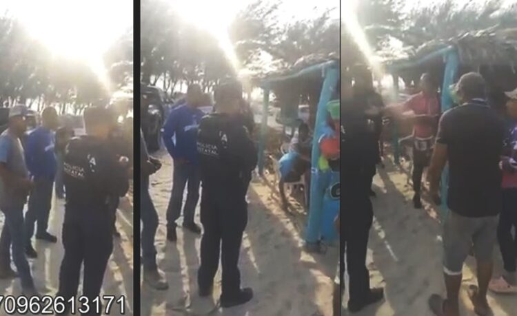 Alcalde de Soto La Marina , Antonio Medina Jasso, mandó a desalojar a los prestadores de servicios que se ubican en la playa la Pesca.