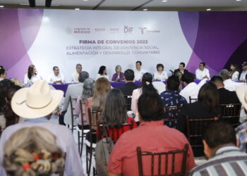 Firma DIF Tamaulipas convenio de colaboración con el Sistema Nacional DIF