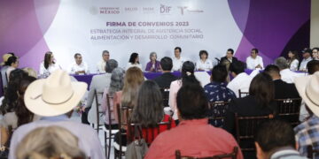 Firma DIF Tamaulipas convenio de colaboración con el Sistema Nacional DIF