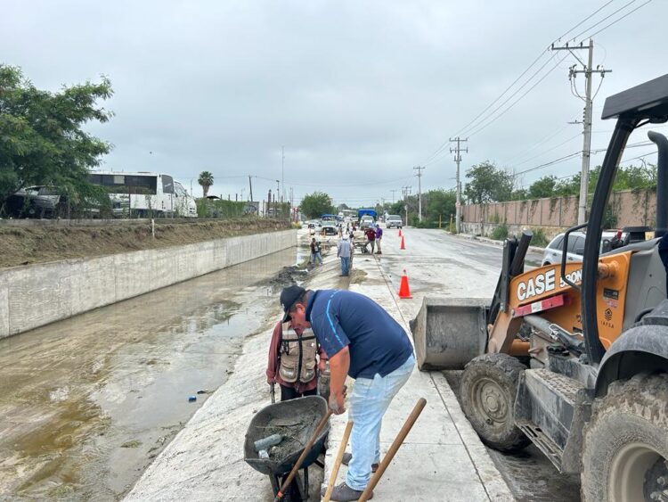Avanza Municipio de Reynosa en desasolve de drenes y canales