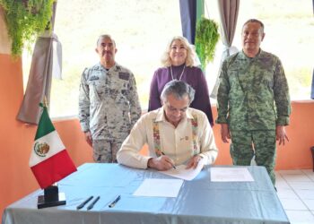 Firma Gobernador convenio con Fuerzas Armadas para fortalecer la seguridad