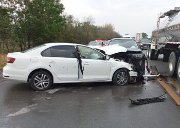 Accidente provoca cierre de Carretera en el kilómetro 80 de la Carretera Federal 85 Ciudad Victoria