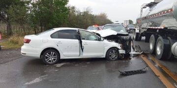 Accidente provoca cierre de Carretera en el kilómetro 80 de la Carretera Federal 85 Ciudad Victoria