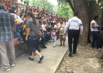 Guardia Estatal de Género brinda seguridad al “San Marcazo” 2023.