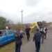 Guardia Estatal atiende volcadura de tráiler cargado de pepinos.