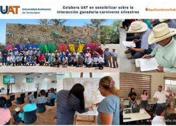 Colabora UAT en sensibilizar a productores rurales sobre la interacción del ganado y carnívoros silvestres