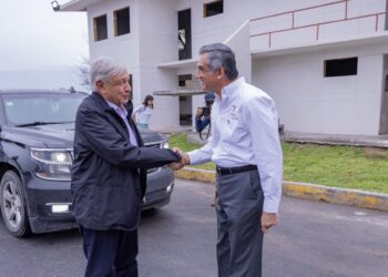 El presidente Andrés Lopéz Obrador Supervisa presidente aduanas en Tamaulipas